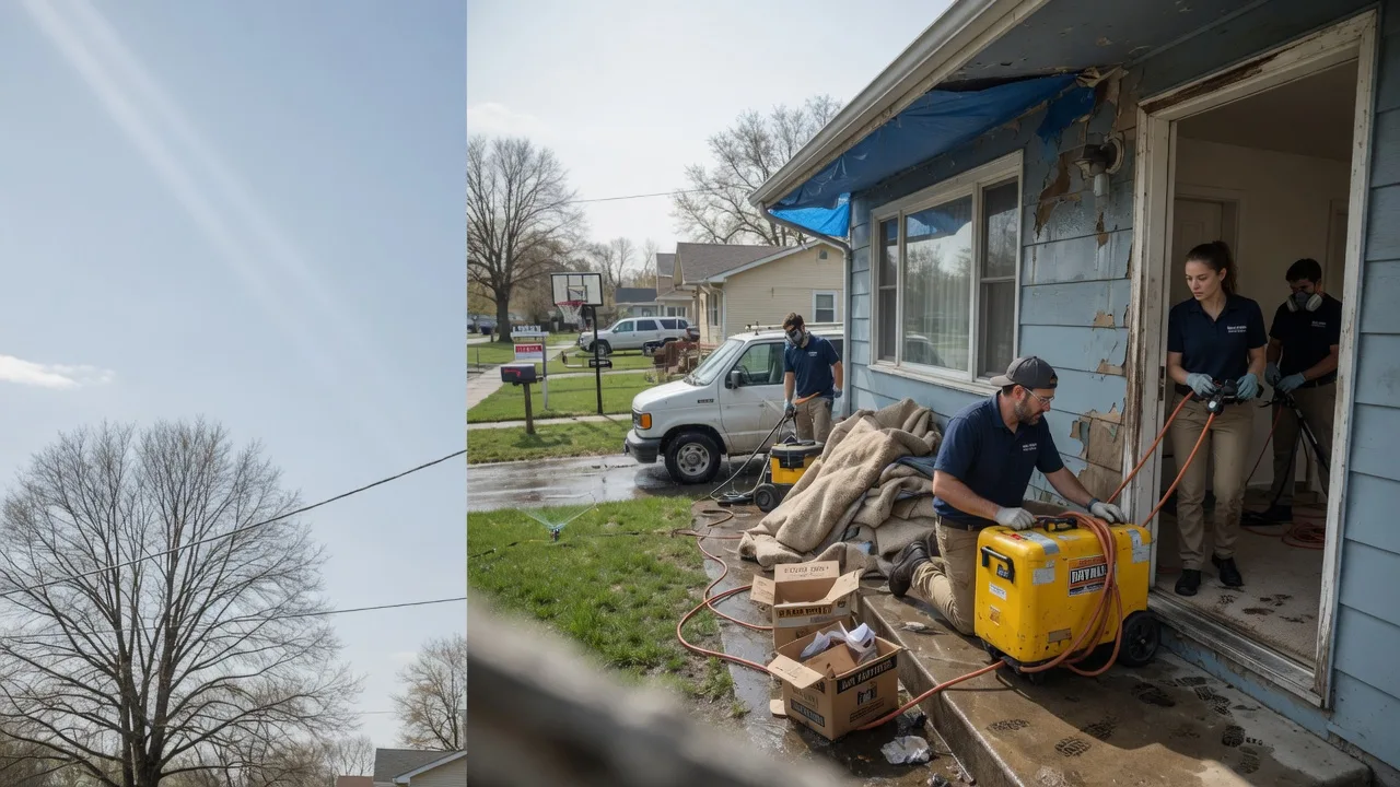 Basement Flood Cleanup in Marshall, OK near me